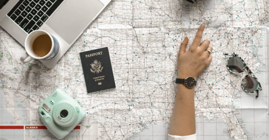 travel-planning-map-girl
